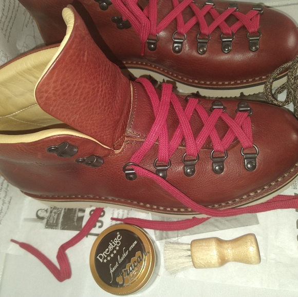 Fracap Men's Leather Sport Boots, brown - Picture 6 of 16